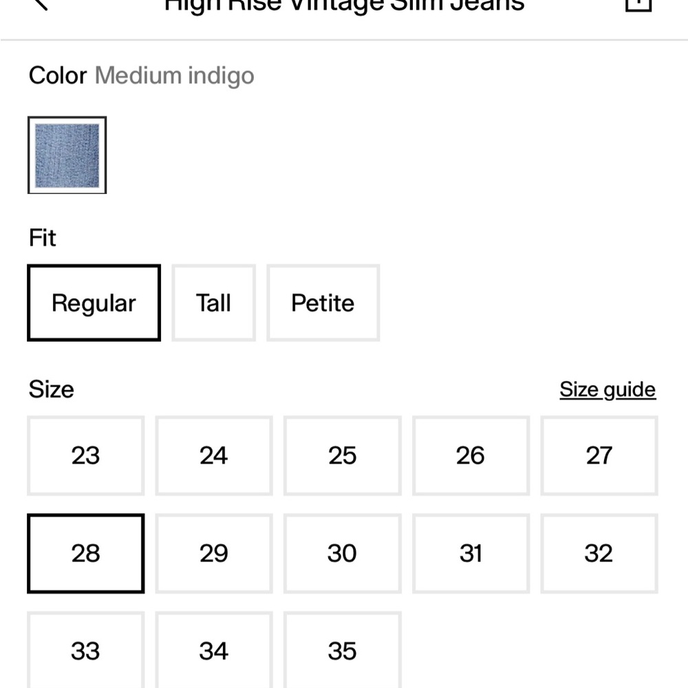 GAP High Rise Vintage Slim Jeans - Picture 5 of 5